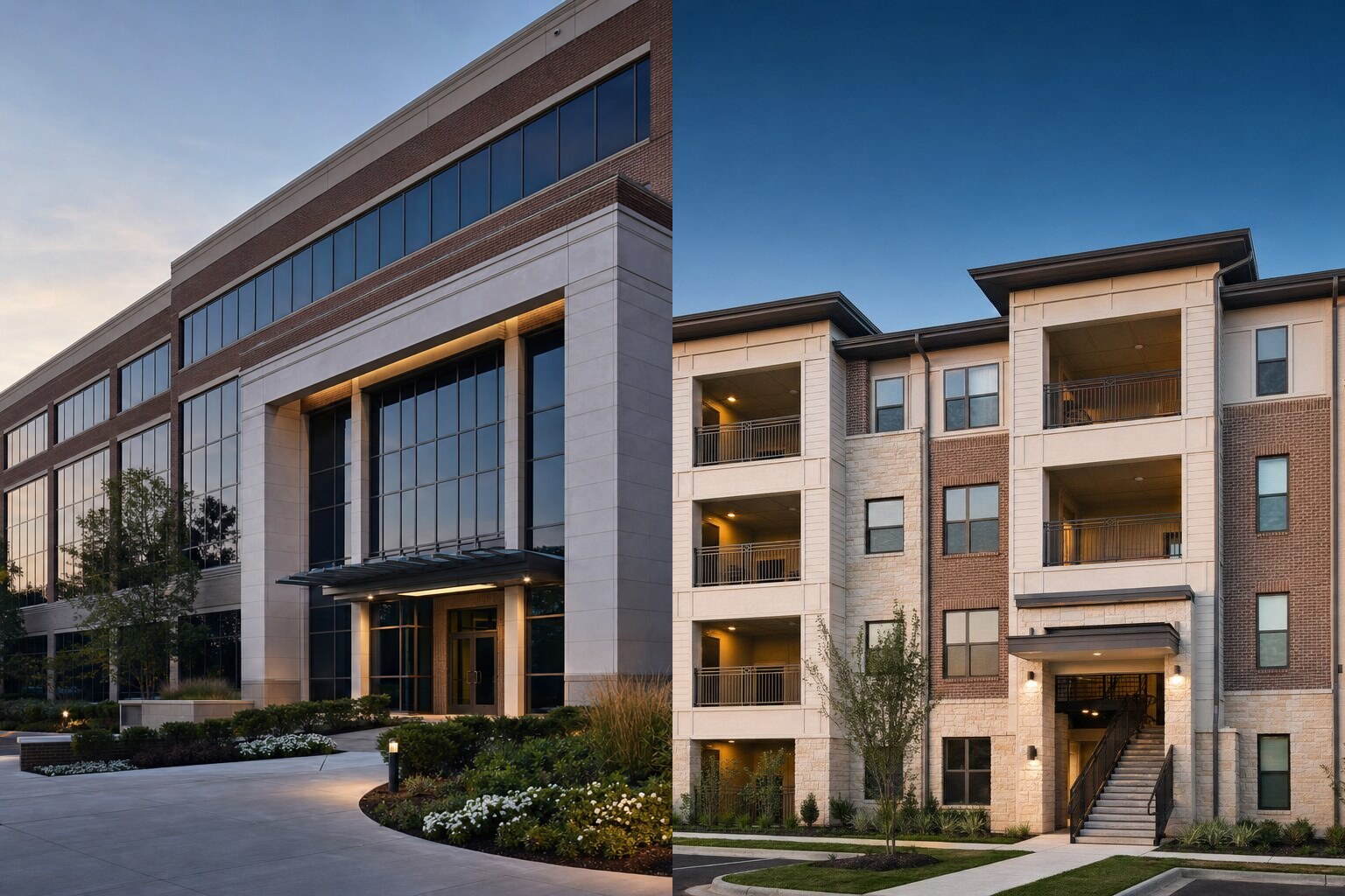Commercial office and multifamily assets under management
